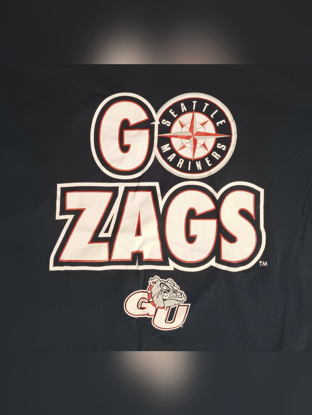 Seattle Mariners Gonzaga Bulldogs t-shirt MLB baseball NCAA basketball college